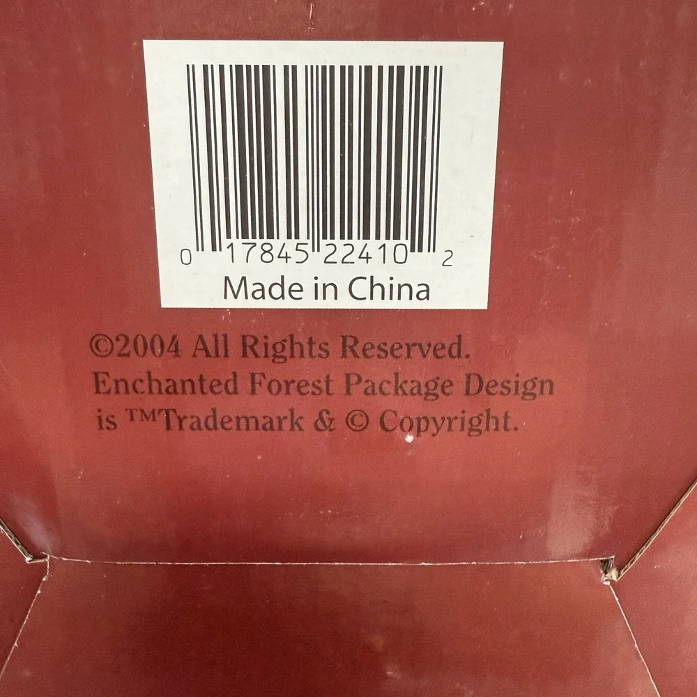 Vintage 2004 Globe Light White 3 Way‎ Flashing Enchanted Forest Christmas Works